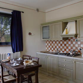 Kitchen Apartament Farmhouse Montepulciano