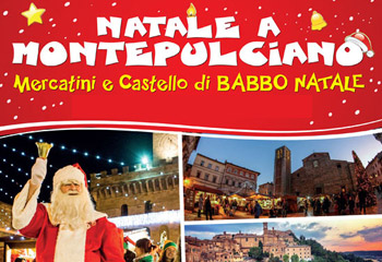 The Christmas village of Montepulciano